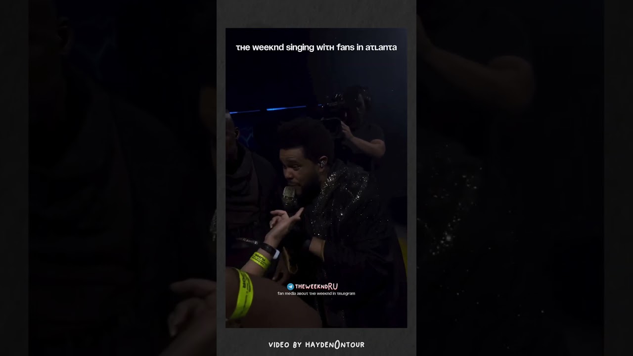 The Weeknd singing Out Of Time in Atlanta🥹All news and moments in теlеgrам & insта: theweekndRU_ 💙