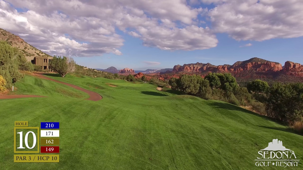 Sedona Golf Resort - Flyover of the most photographed Par 3 in the Southwest