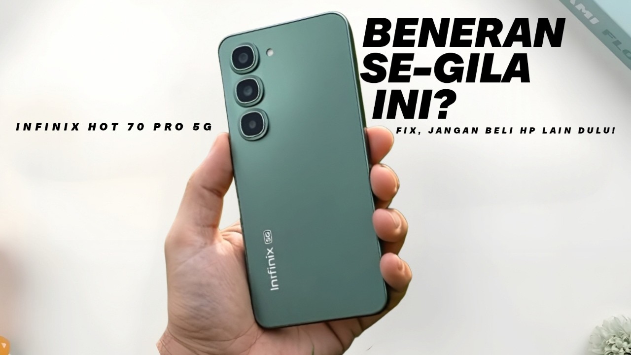 YAKIN GAK MAU NUNGGU? Infinix Hot 70 Pro 5G Punya Spek & Desain Gila!