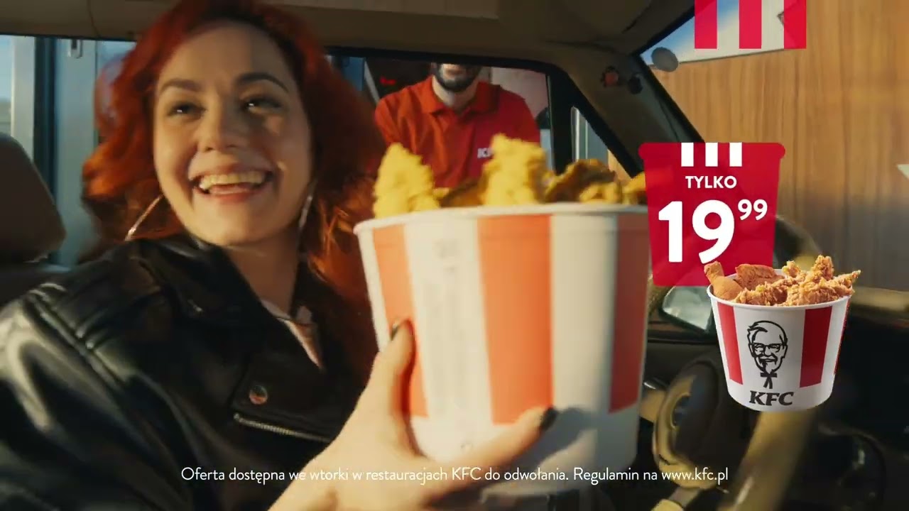 Wtorkowy Kubełek powr&oacute;cił! ❤️🍗  Już w ten wtorek w KFC, od 19,99 zł!