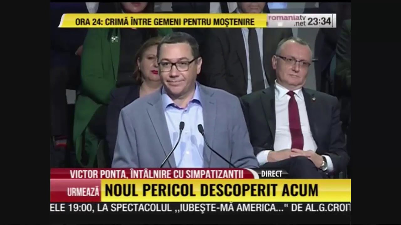 &Icirc;nt&acirc;lnirea liderilor PRO Rom&acirc;nia cu membrii partidului din București!