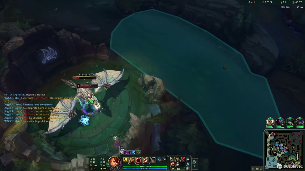 League of Legends Match 13 Leona