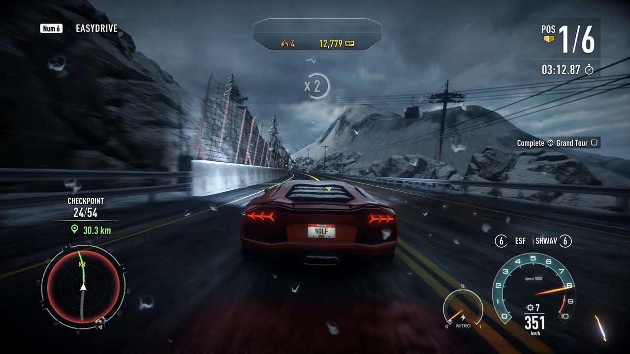 Need for Speed  Rivals Ultra Realistic Graphics RTX 4060 60 fps Lamborghini Aventador