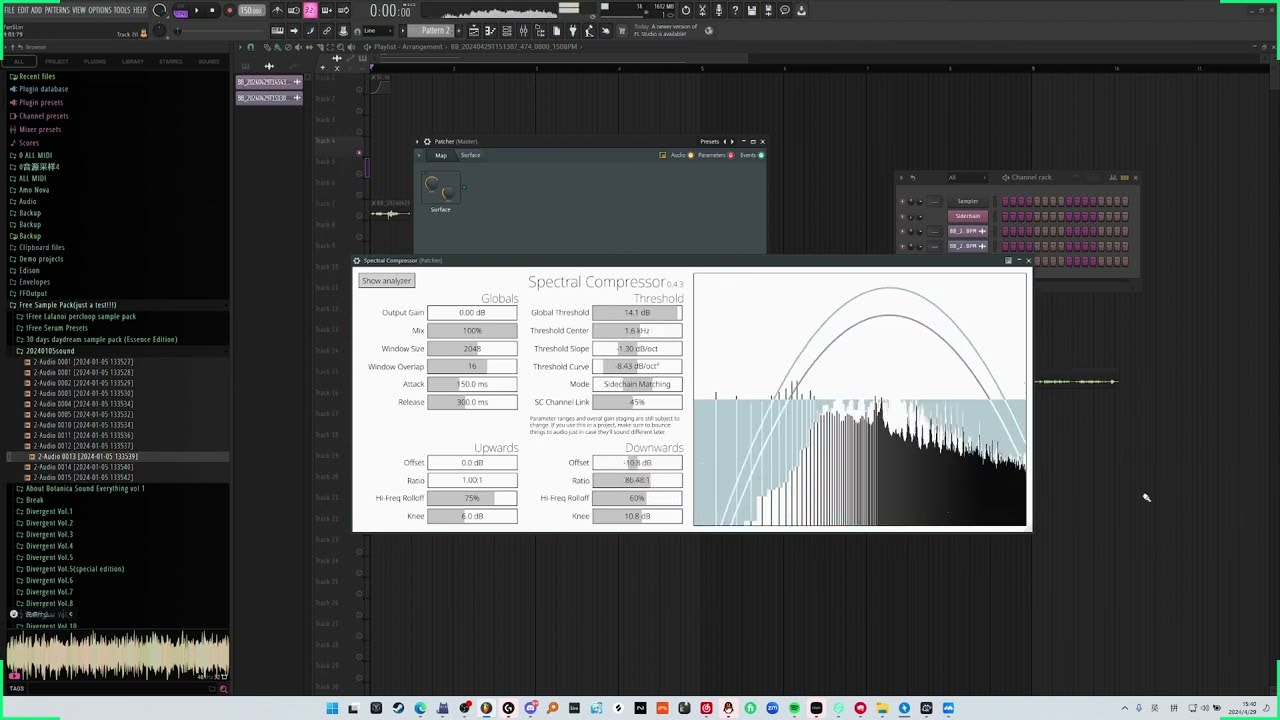 get the Spectral plugin to open god mod in botanica music