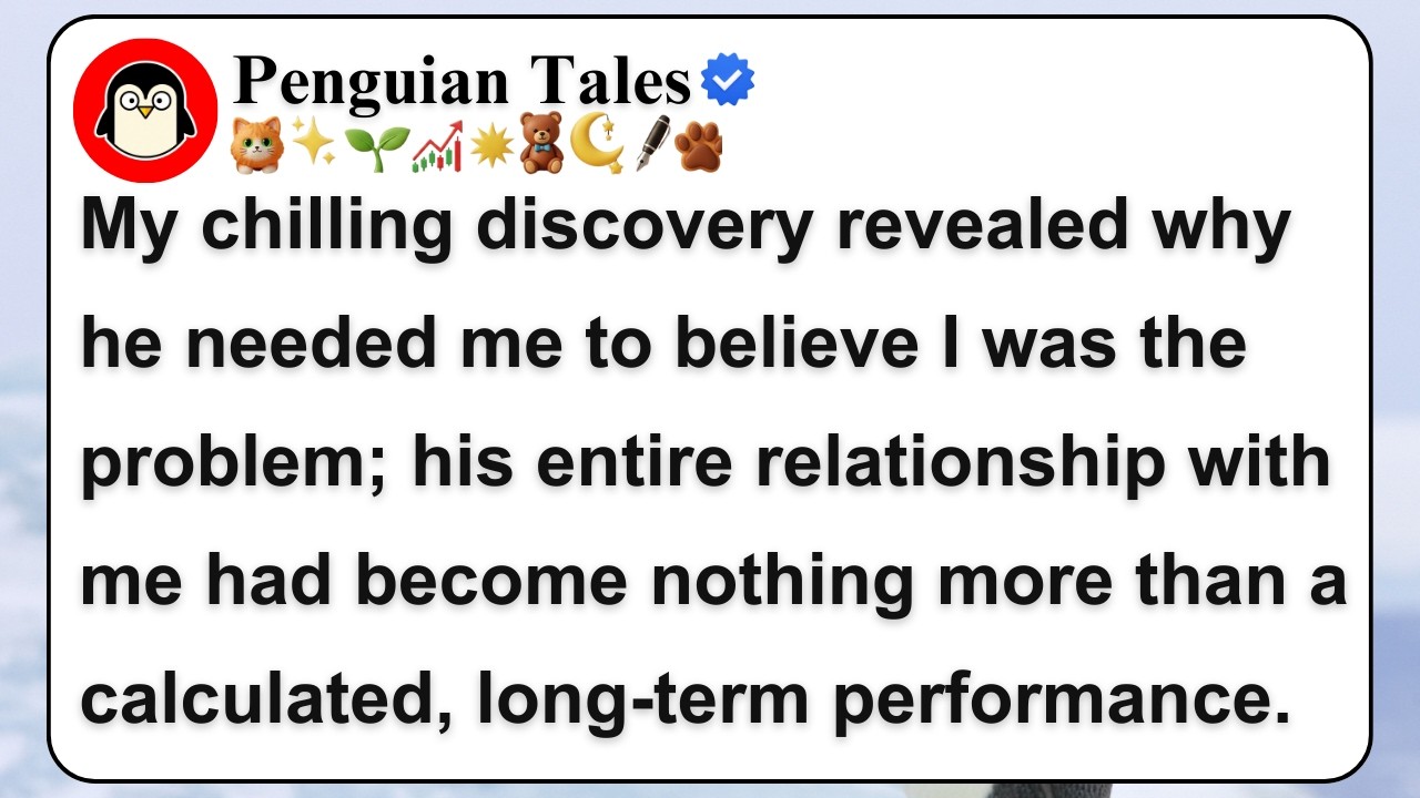My chilling discovery revealed why he needed me to believe I was the problem; his entire ......