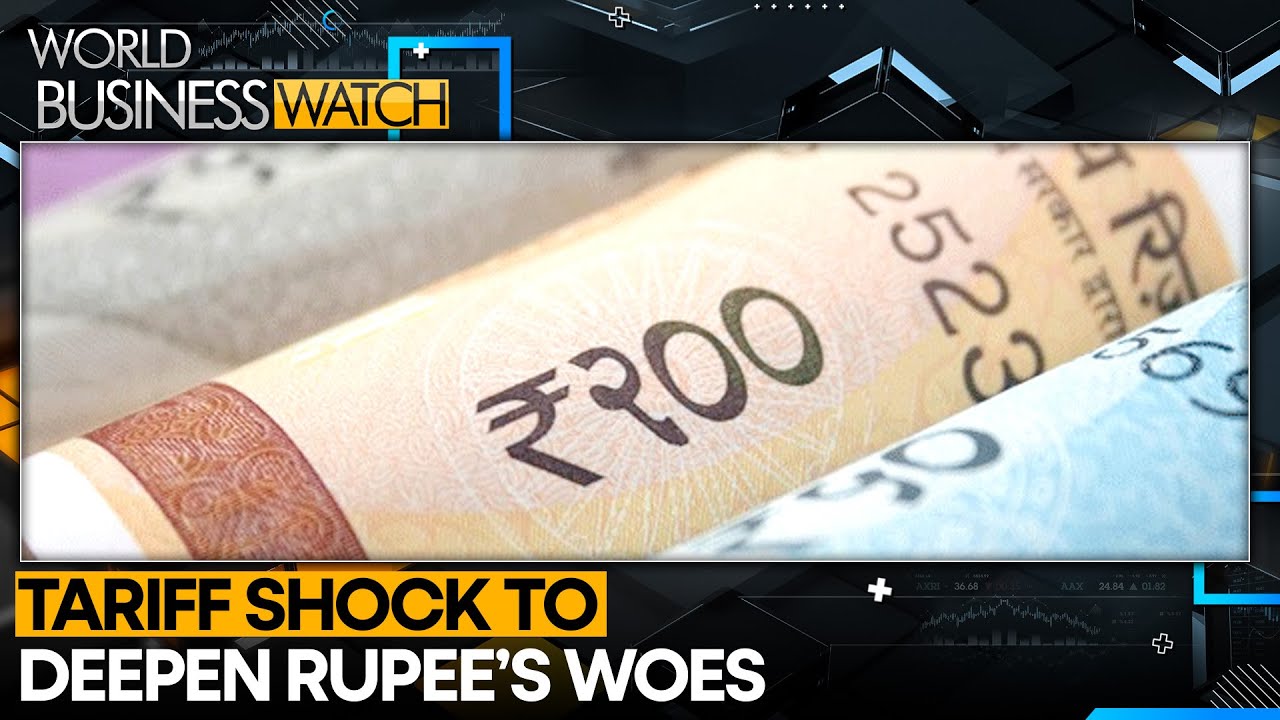 Rupee Near Record Low as Tariff Shock Hits Outlook | World Business Watch | WION
