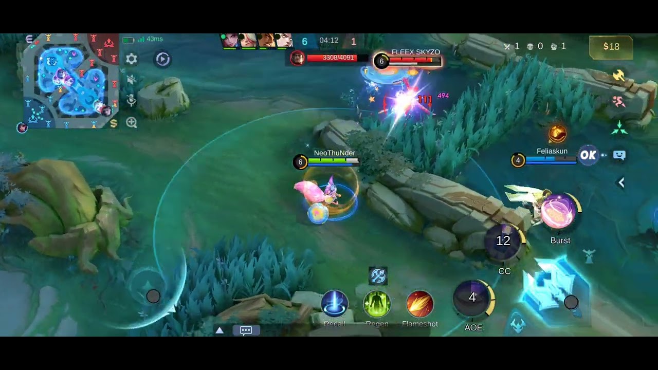 NANA who said she cannot to be killer machine ? #mlbbindonesia 