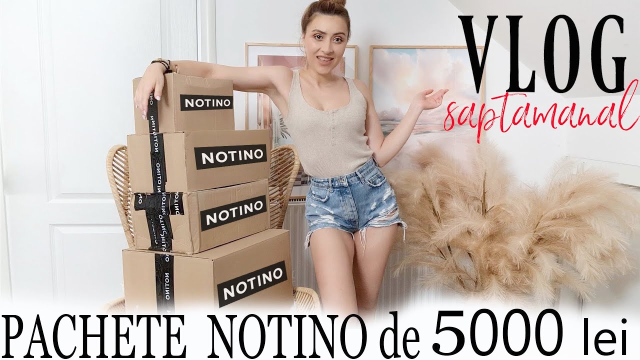 Deschid pachete de 5000 lei de la Notino | Vlog saptamanal + Concurs