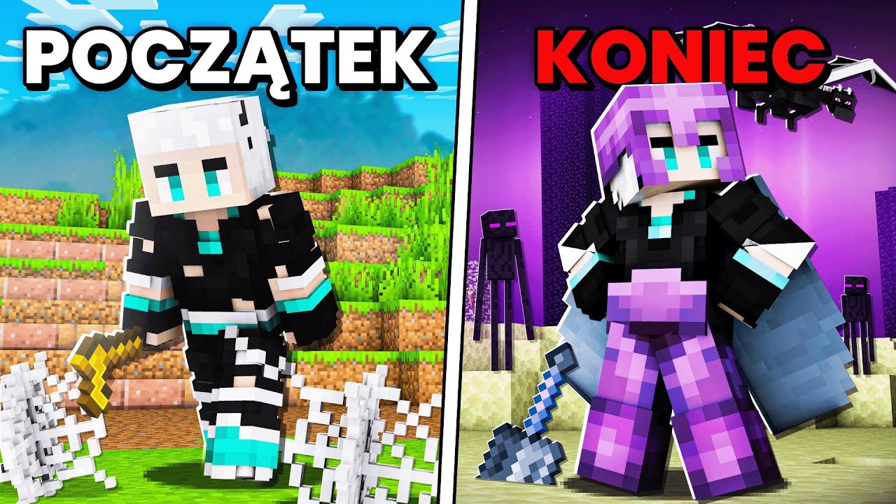 Zagrałem w Minecraft HARDCORE z ZEROWYM DOŚWIADCZENIEM 