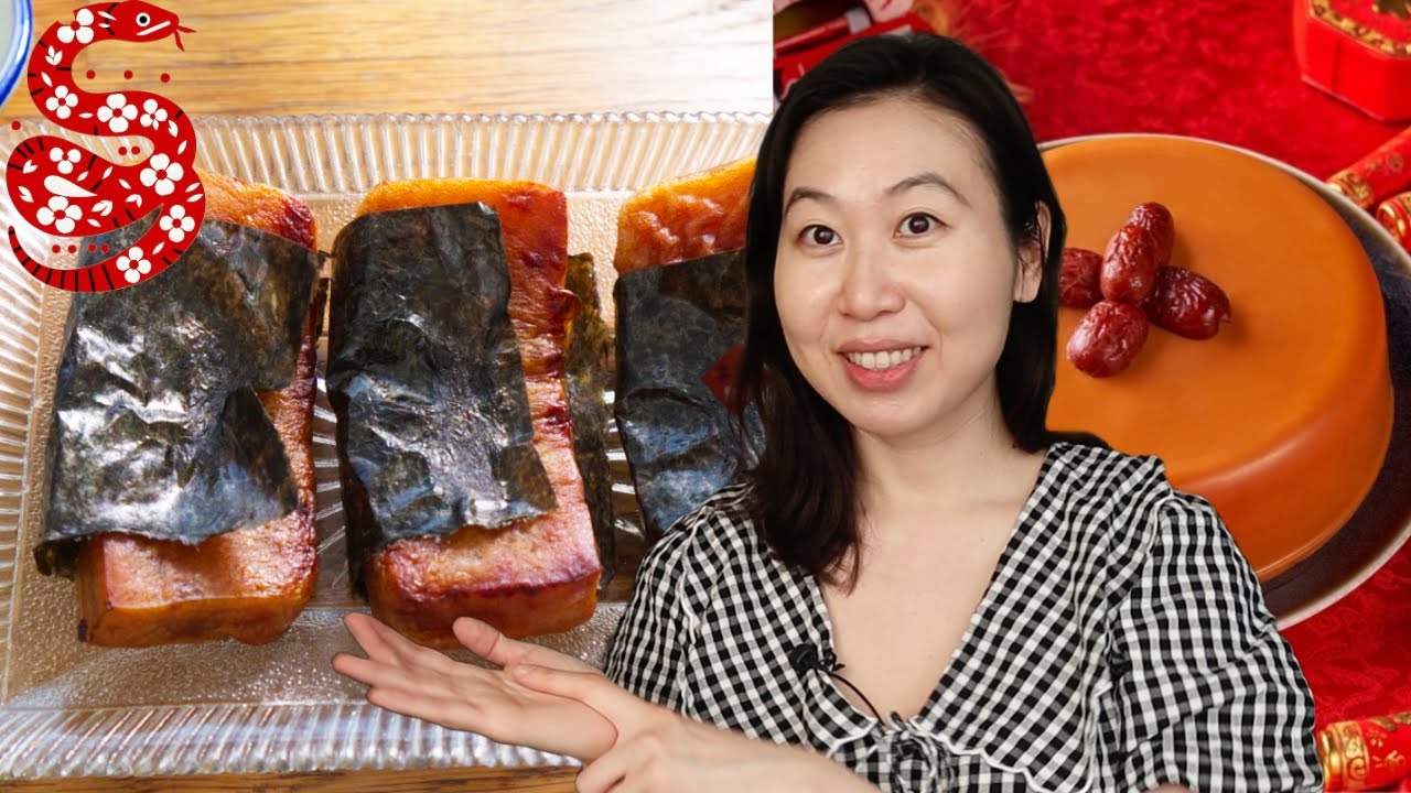 A very different way to enjoy this Lunar New Year cake...Oil-Free, Baked - Recipe Included! 无油日式烤年糕