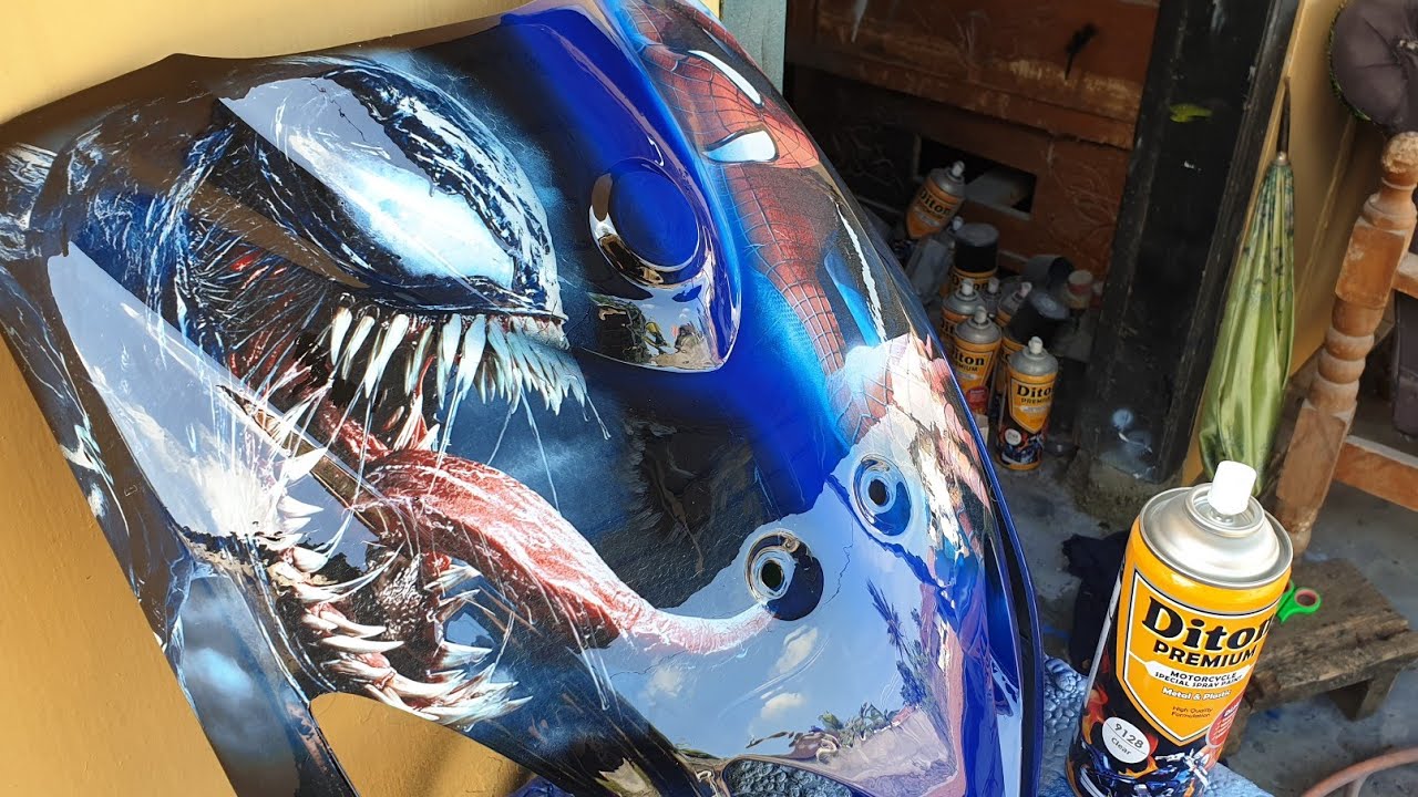 How to make airbrush realist with water slide decal paper