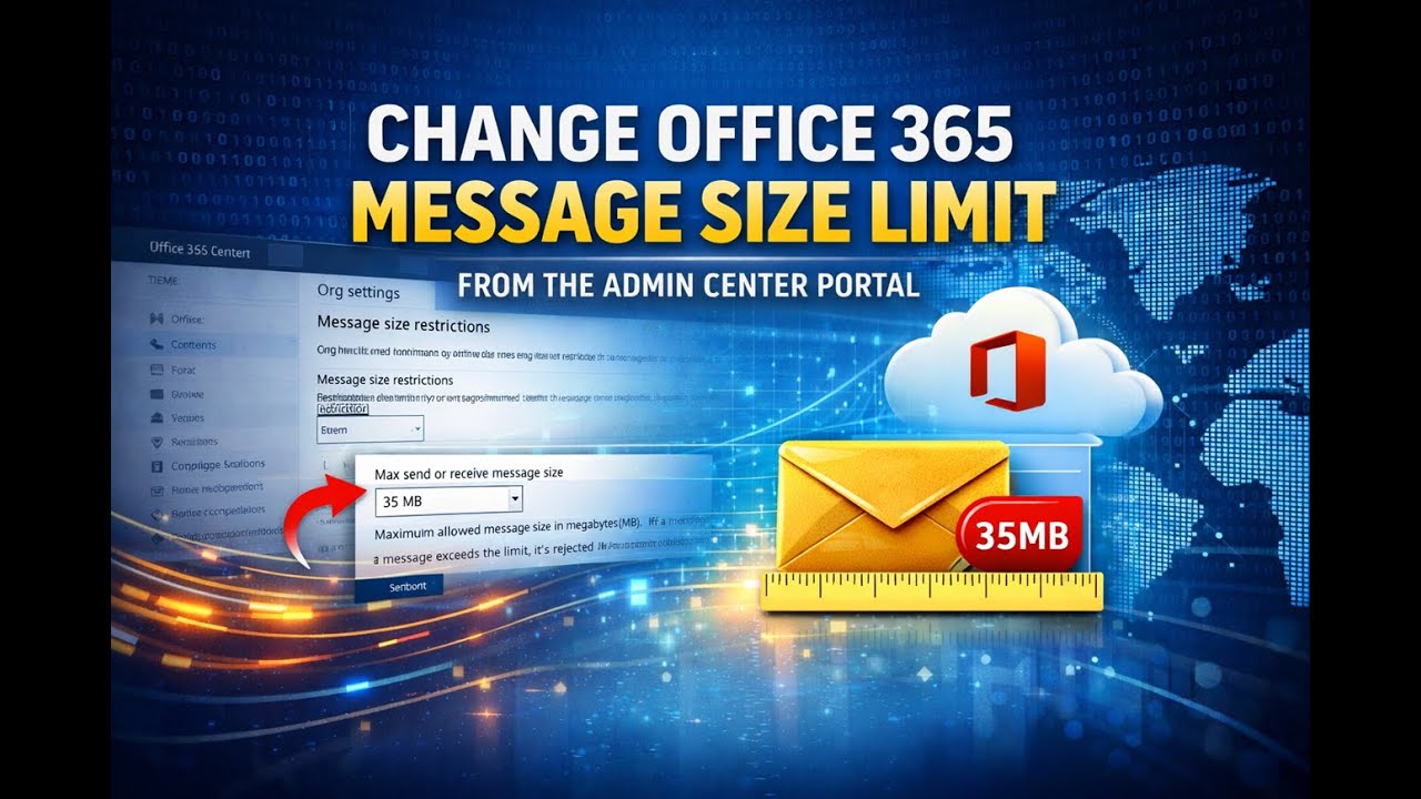 How to Change Office 365 Message Size Limit from Admin Center Portal