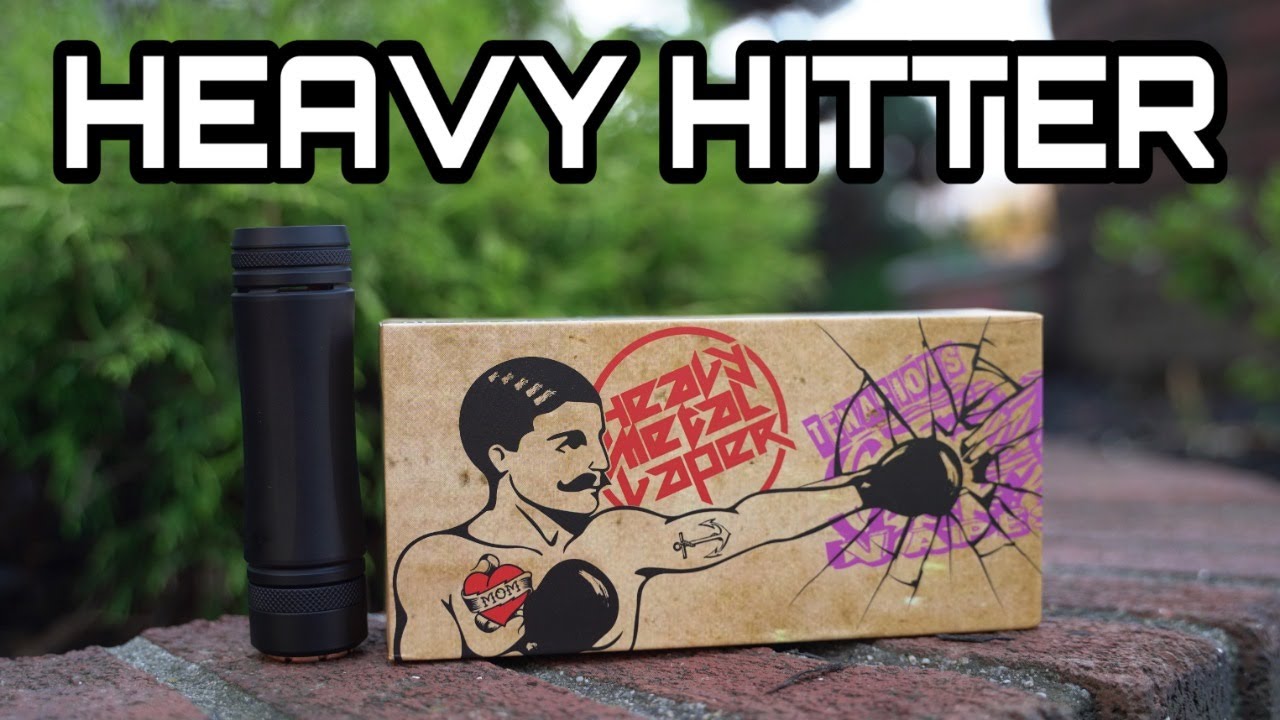 Timesvape Heavy Hitter 21700 Mech Mod By Heavy Metal Vaper & TenaciousTX