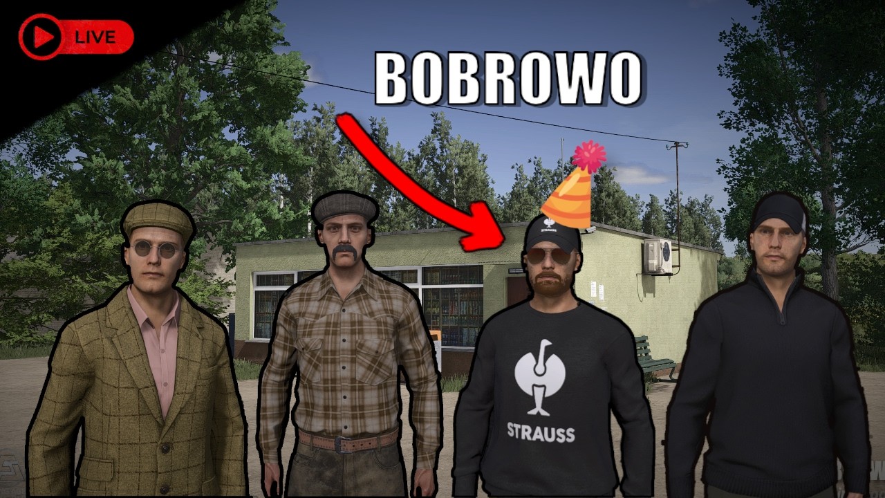 URODZINOWY LIVE! WPADAJ NA PARTY! | BOBROWO | Farming Simulator 25 | LIVE