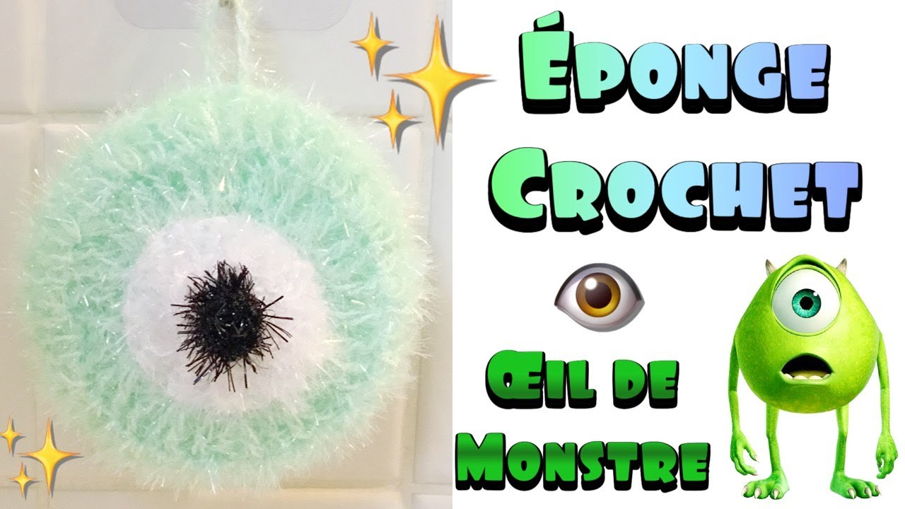 Comment faire une éponge au crochet - Tuto en français - Pas à pas facile et rapide Niveau débutant