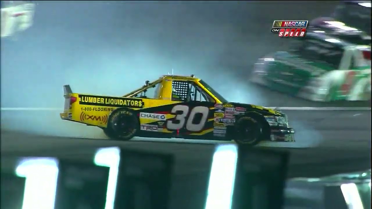 NASCAR tucks all crashes 2008 Qwik Liner 350