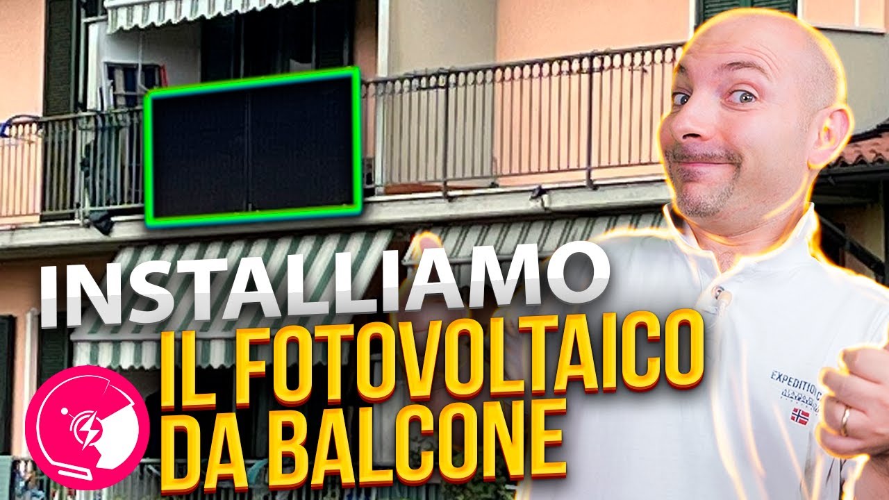 IL MINI FOTOVOLTAICO DA BALCONE 800W di POTENZA! Anche in CONDOMINIO!