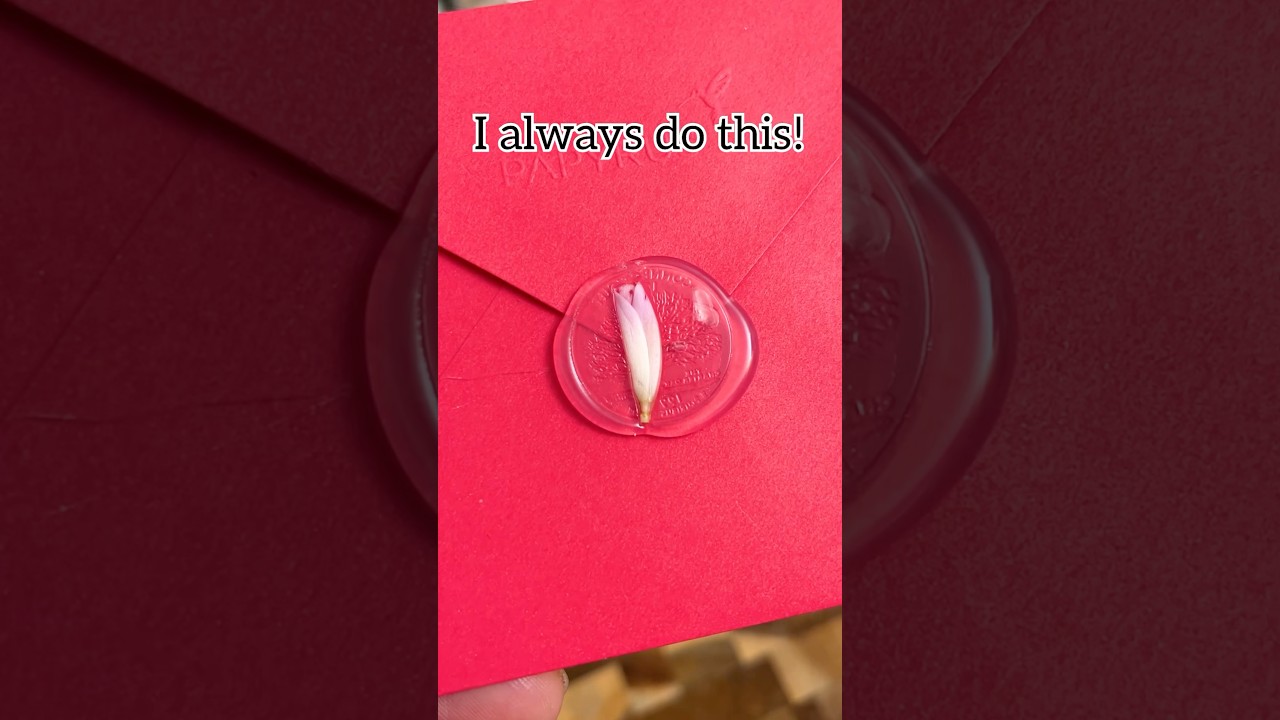 Use hot glue and coins to make beautiful handmade envelope stamps! #letters #Christmas #giftideas