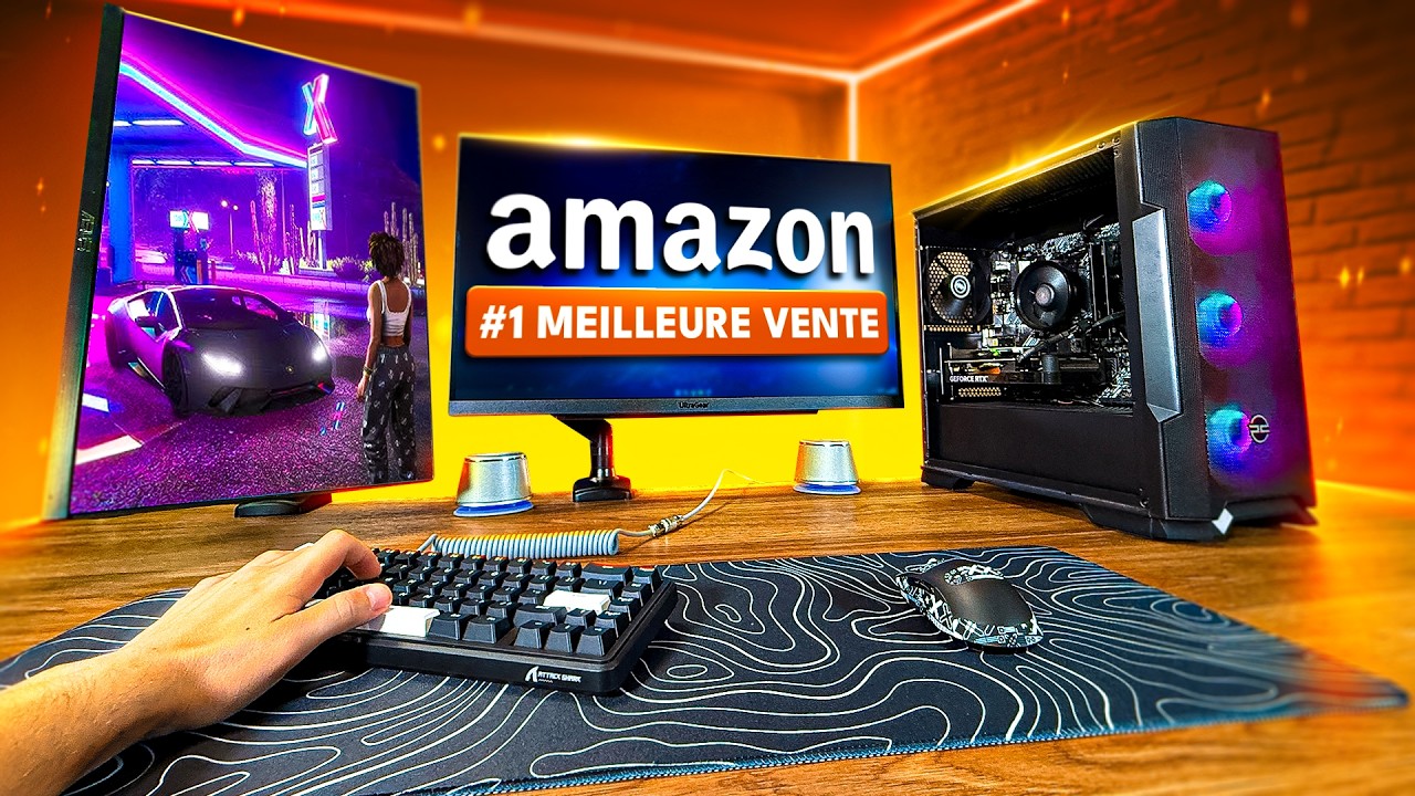 Construire le SETUP GAMING le plus VENDU sur AMAZON ! (avec PC Gamer)
