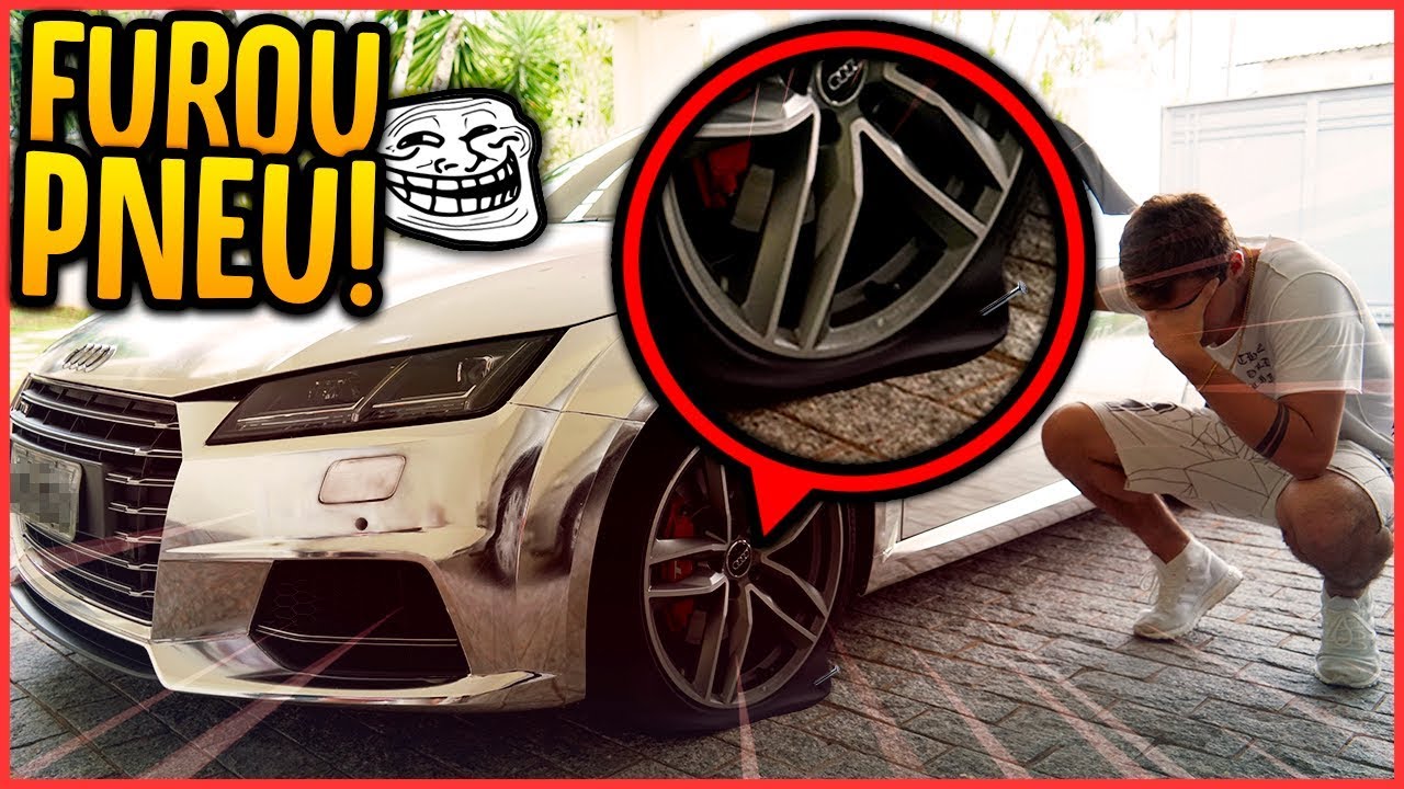 ESTOURARAM OS PNEUS DO MEU CARRO!! - TROLLANDO REZENDE [ REZENDE EVIL ]