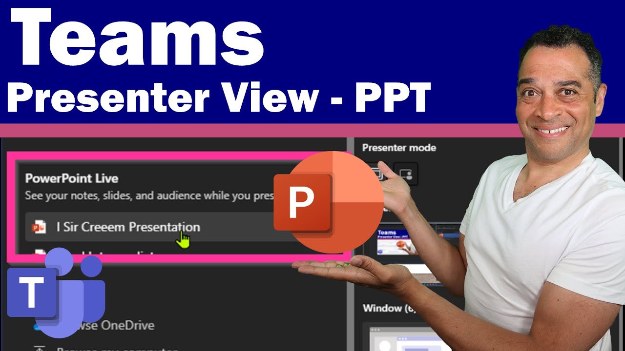 How do I use Presenter view in Teams? - Teams PowerPoint live view