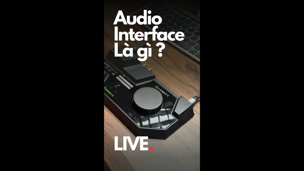 Tìm hiểu Audio Interface là gì ? | Lewitt Connect 6