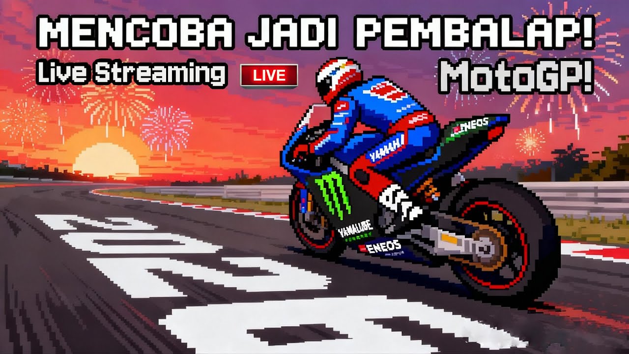 MENCOBA MENJADI PEMBALAP! MotoGP 2025! Bersama Ducati Lenovo Team - Bareng Marc Marquez