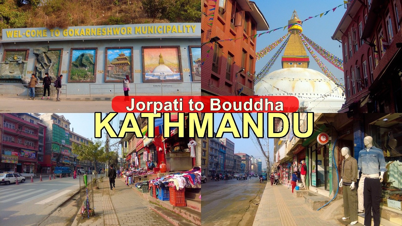 🇳🇵Kathmandu City Jorpati to Bouddha Morning Hour Walking Tour 2026 4K Nepal 2082 🇳🇵