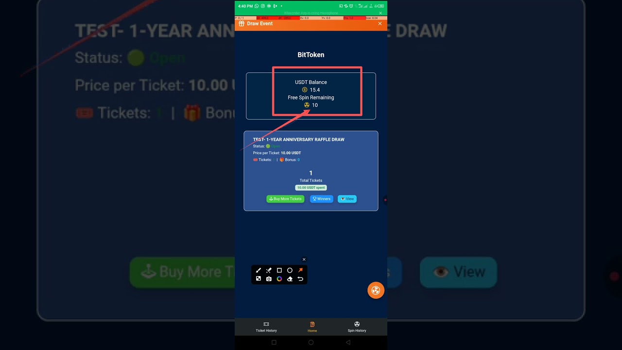 HOW TO BUY TICKET & GET SPINS FOR BITTOKEN RAFFLE DRAW 