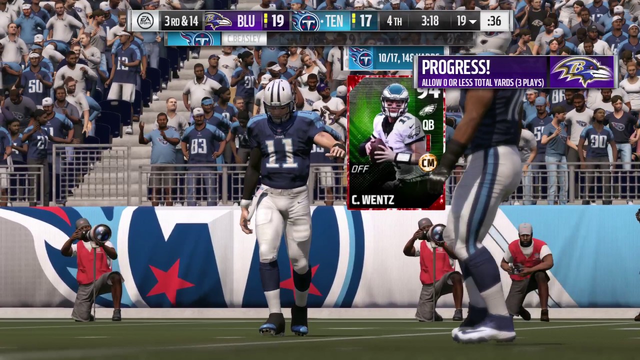 Mut 17 Rookie Solo Quarters 137 DB Blitz easy solo completion