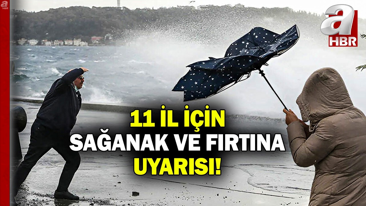 Sağanak ve fırtına uyarısı! Metrekareye 100 kg yağış düşmesi bekleniyor | A Haber