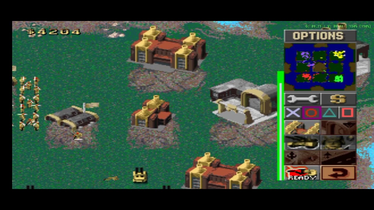 Jogando até bugar - Command and Conquer: Red Alert Retaliation - ps 1