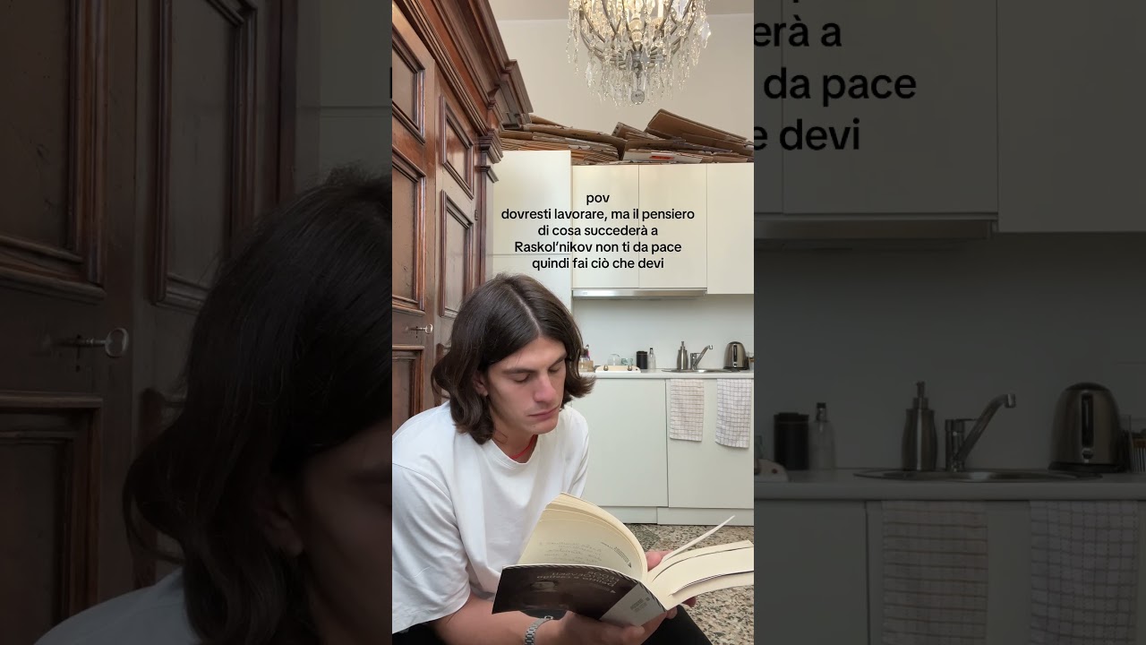 sorry capo. &Egrave; colpa di Dostoevskij ⭐️ #perte #booktube #dostoevskij