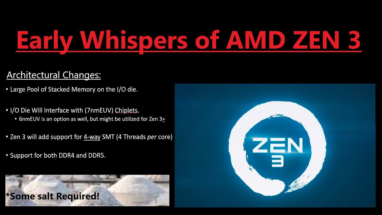 AMD Zen 3 Early Whispers: Another Huge Upgrade in 2020!