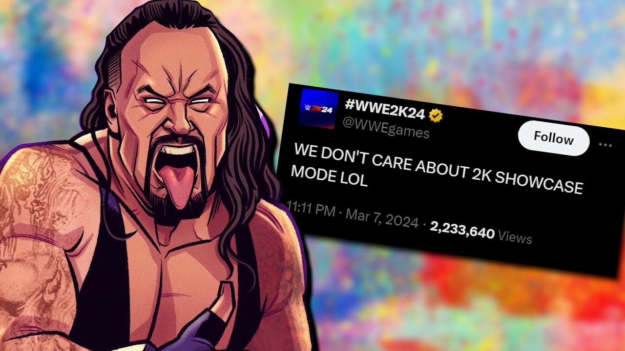 Режим Showcase в WWE 2K24 настолько плох