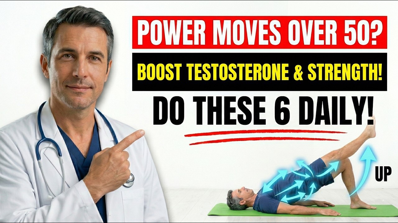 6 Power Moves Every Man Over 50 Must Do to Boost Testosterone & Strength.