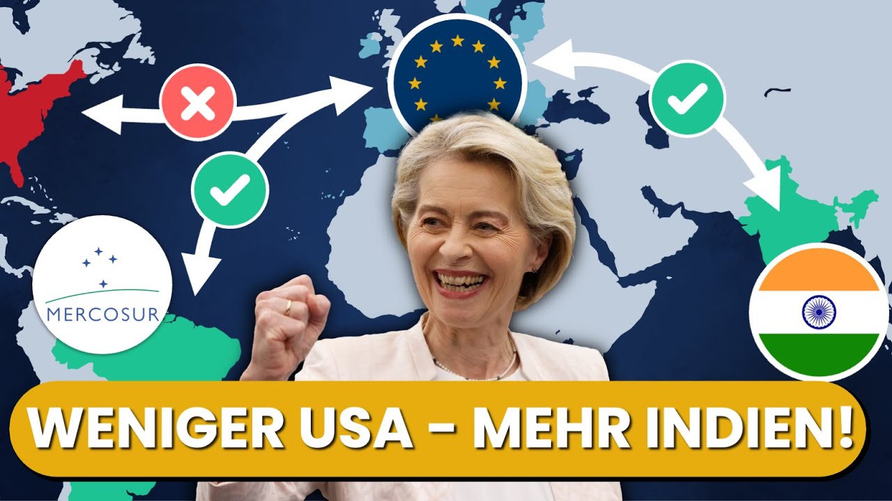 Trumps Zölle gehen nach hinten los! EU & Indien mit 