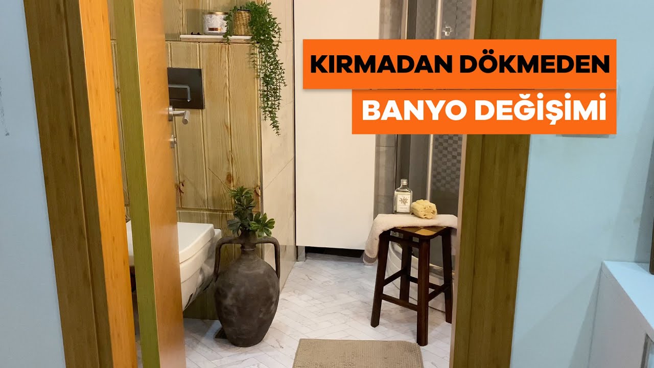 Kırmadan Dökmeden Banyo Yenileme Fikri - Uygun Fiyatlı Banyo Yenileme Nasıl Yapılır?