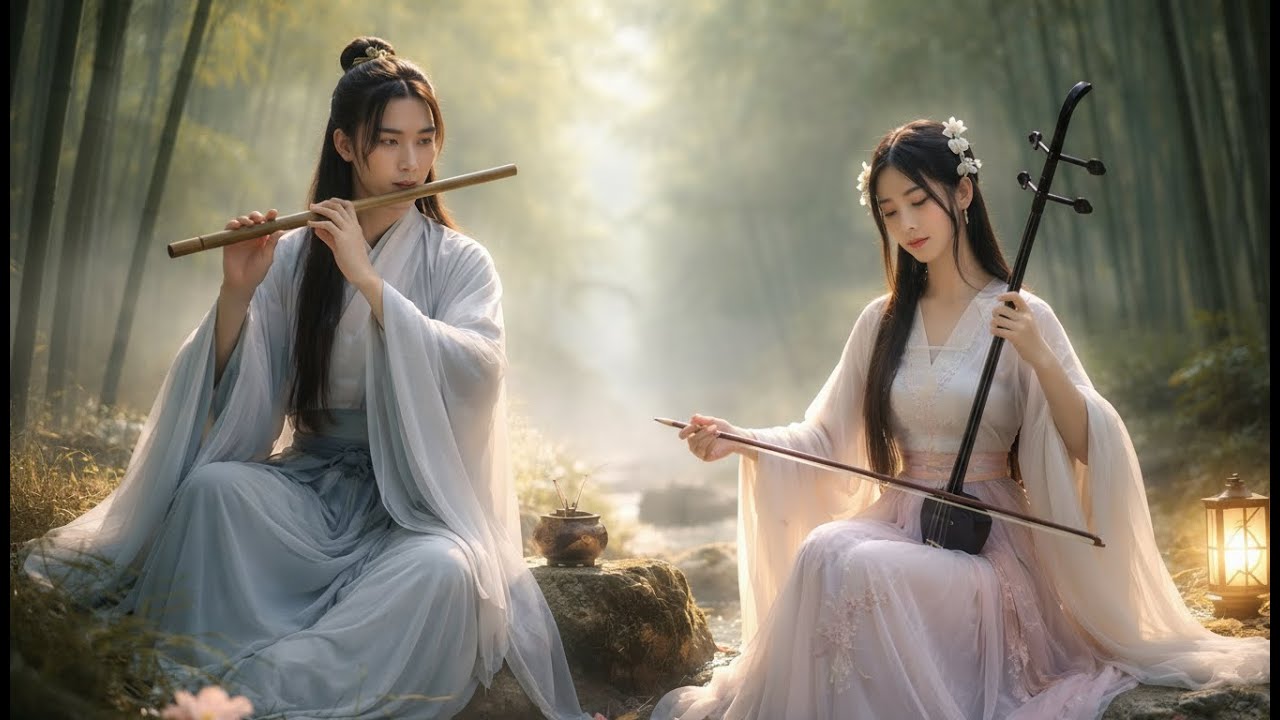 Chinese Zen Music with Guzheng, Erhu & Bamboo Flute for Deep Relaxation and Stress Relief