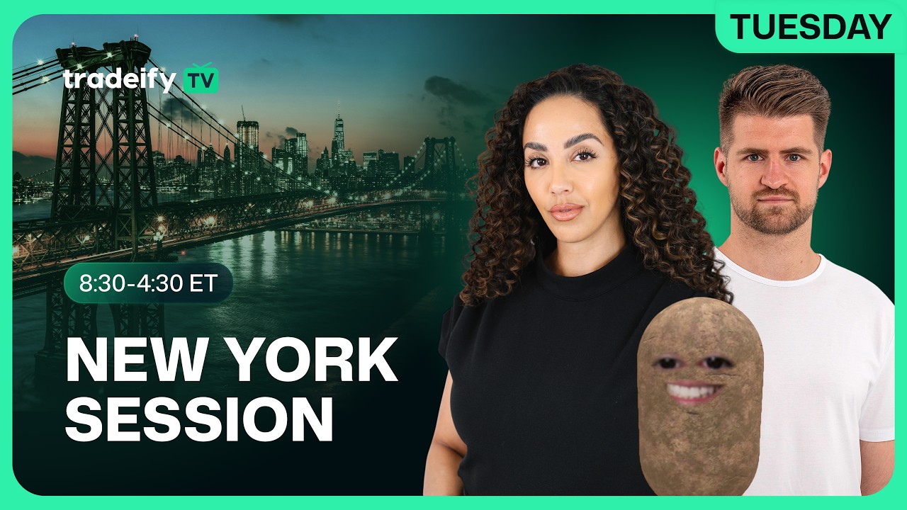 NEW YORK SESSION LIVE! &ndash; Tradeify TV | TUESDAY 6/23/26