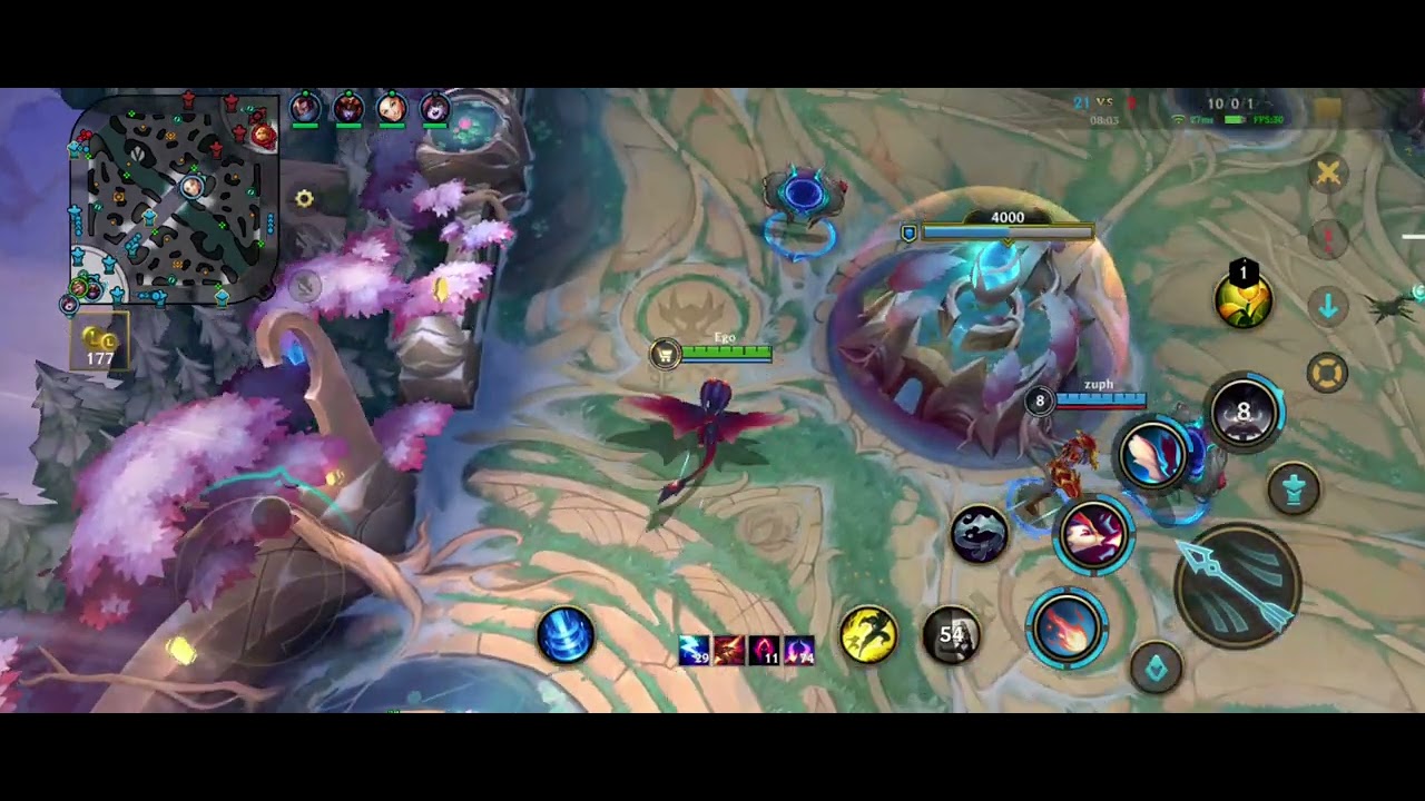 Wild Rift- (low elo) Smolder&Lulu vs Miss Fortune&Leona