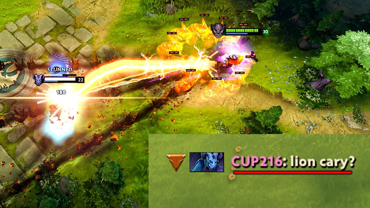 HOW TO TURN LION INTO THE MOST BROKEN HERO IN DOTA 2!