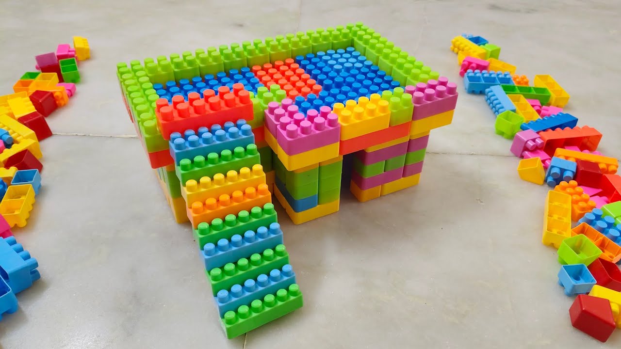 Satisfying DIY House ASMR/ Building Blocks/block game /lego building fun#asmr#buildingblocks#lego