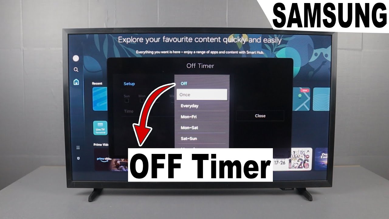 Как установить таймер выключения на телевизоре Samsung Smart TV