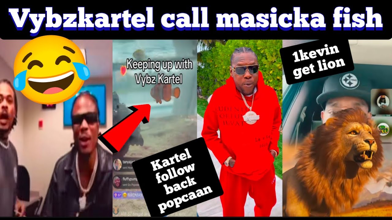 masicka tell vybz kartel dont run after kartel call the crocs them fish, 1kevin lion popcaan follow