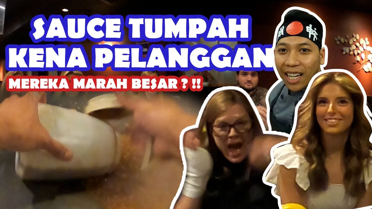 CIKIEE DITAMPAR‼️ SAUCE TUMPAH KENA PELANGGAN ‼️