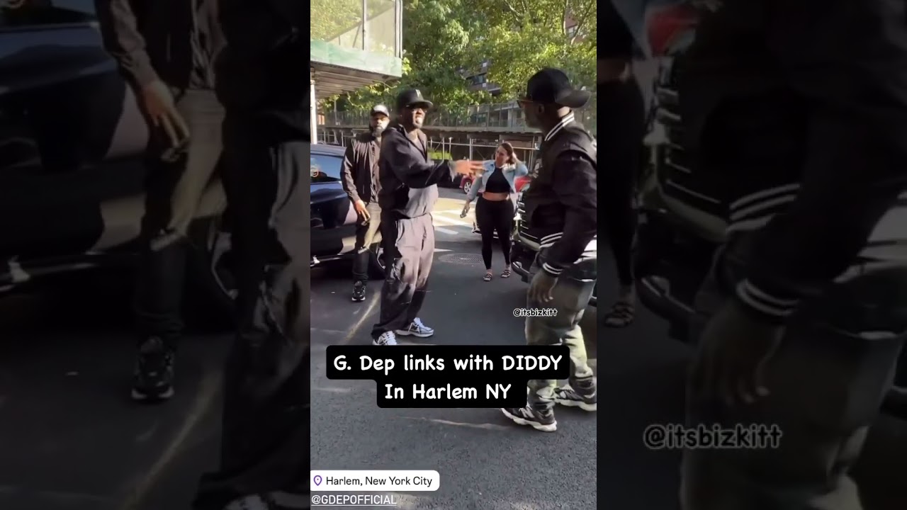 G Dep links with P DIDDY In Harlem 👀