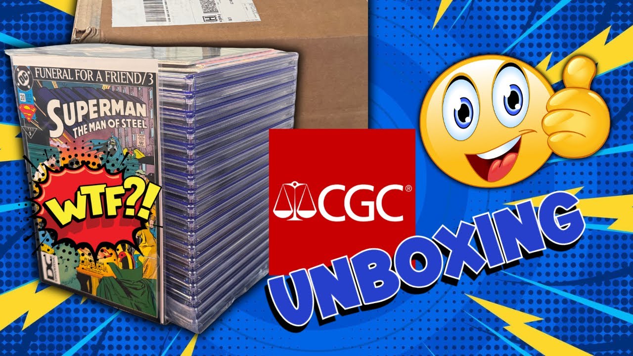 EPIC UNBOXING OF CGC MODERN COMIC BOOKS!