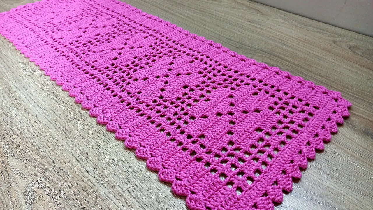 TRILHO DE MESA ROSA BALÉ FÁCIL PASSO A PASSO.