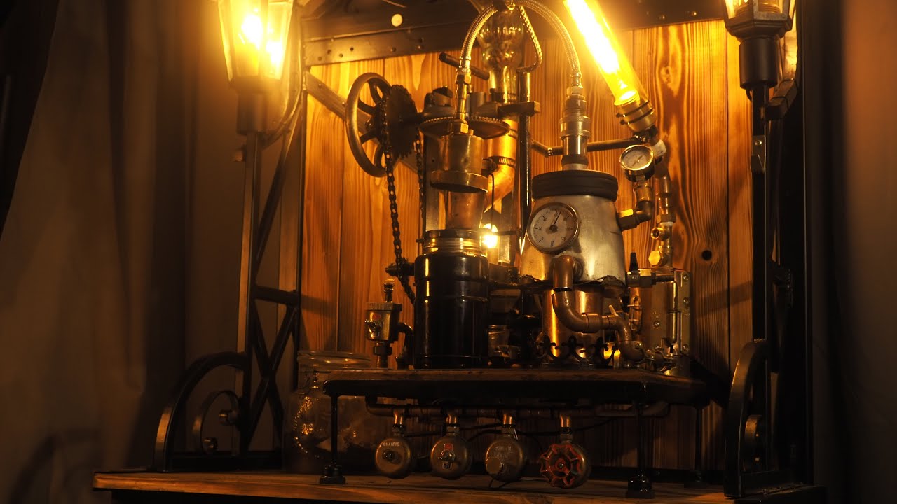 Homemade coffee machine | Steampunk style